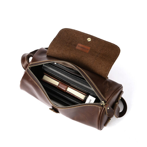 Leather Travel Bag - Image 3